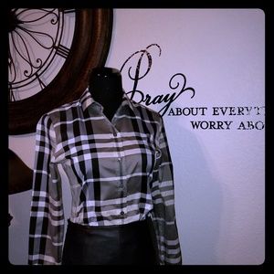Burberry Charcoal Unisex Shirt